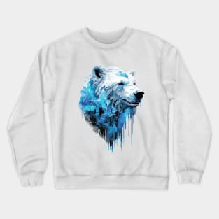 Polar Bear Animal World Predator Wild Nature Wilderness Crewneck Sweatshirt